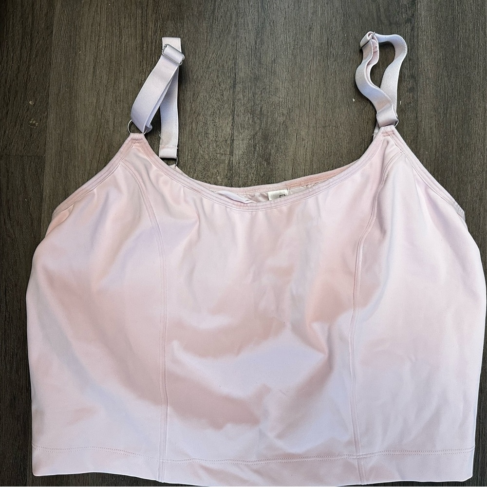 DAVIN & ADLEY Blush Longline Pumping Bralette Tank
